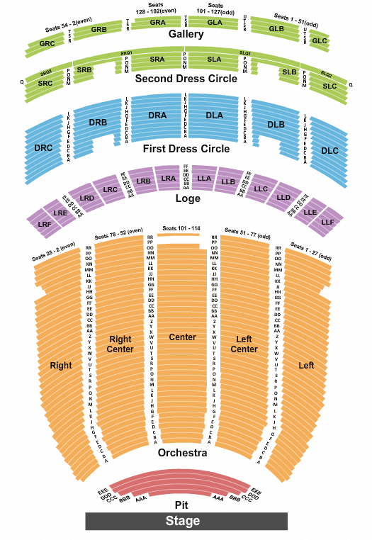 Fabulous Fox Theatre Riverdance Seating Chart